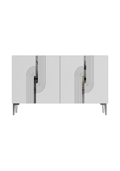 Ka1208bs Meyra120 Konsol, Kahve Köşesi Ve Tv Sehpası Beyaz-sılver 120cm Beyaz-sılver Ka1208bs Meyra120 Konsol, Kahve Köşesi Ve Tv Sehpası Beyaz-sılver 120cm Beyaz-sılver
