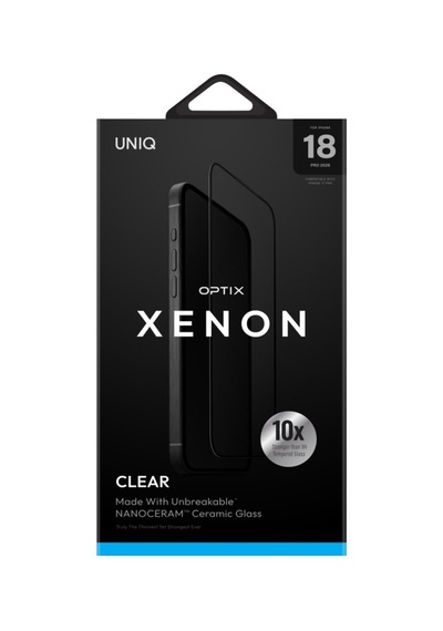 İphone 18 Pro Ekran Koruyucu Cam Xenon Nanocream Kurşun Geçirmez Seramik Teknoloji İnce Tasarım