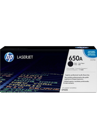 Hp 650A Ce270A Siyah Toner