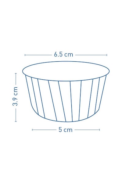 Muffin Kek Kapsülü Beyaz Mini 50'li Cupcake Kalıbı, Kağıt Muffin Kapsülü, Kek Kalıbı, Muffin Cup