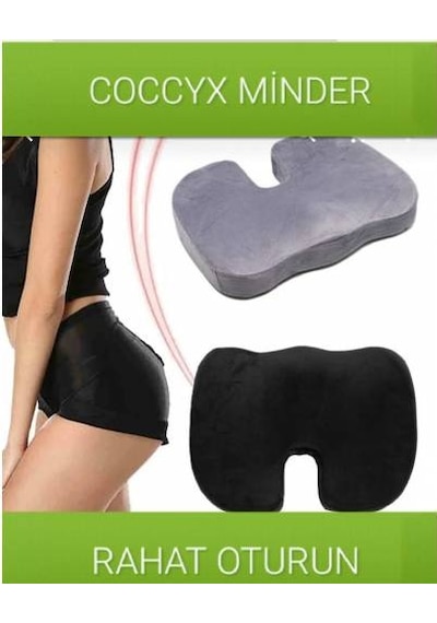 Softlife Visco Foam Ortopedik Cocyx Oturma Minderi Yastığı