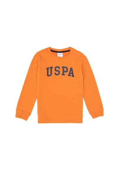 U.S. Polo Assn. Erkek Çocuk Bakır Basic Bisiklet Yaka Sweatshirt 50313830-VR182 U.S. Polo Assn. Erkek Çocuk Bakır Basic Bisiklet Yaka Sweatshirt 50313830-VR182