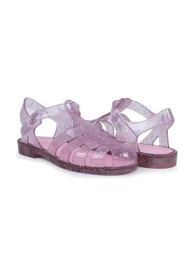 İgor Kadın Biarritz Glitter Simli Sandalet Pudra S10262 Bb334