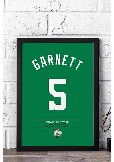 Kevin Garnett Çerçeveli Tablo - Basketbol Nba Posteri Tablo