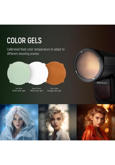 Crm2 Manyetik Aksesuar Seti, Yuvarlak Başlı Flaş Z1-c/n/s, Z2-c/n/s/f Z2pro-c/n/s/f, Godox V1 Speedlite İle Uyumlu, 14 Parçalı Flaş Işığı Kontrol Değiştirici Difüzör Adaptörü Dahil