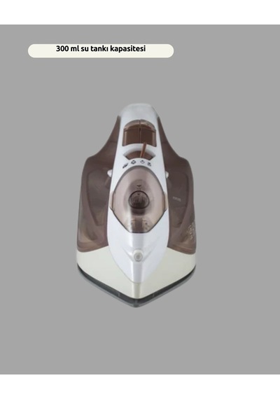 Mey İthalat Buharlı Ütü 2200w Kireç Önleyici Self Clean Damlatmaz Kahverengi
