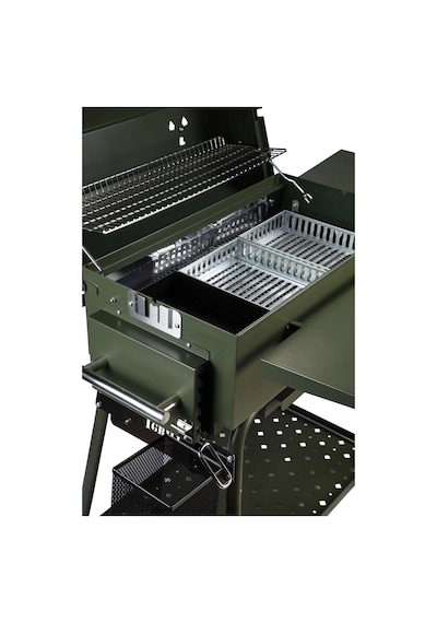 Igrıll Barbekü 1000 Mm Kömürlü Mangal Yeşil