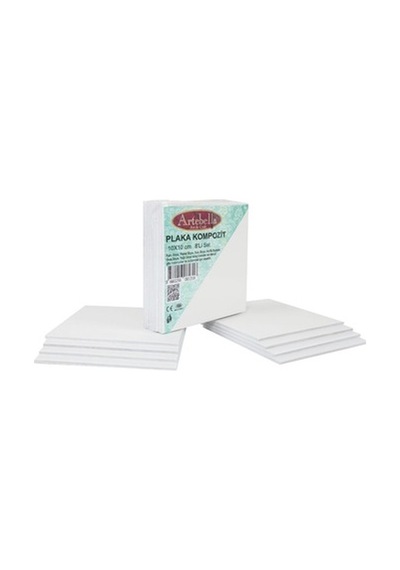 Kpt8S10X10 Artebella (Preslenmiş) Kompozit Plaka 10X10 Cm 8'Li Se