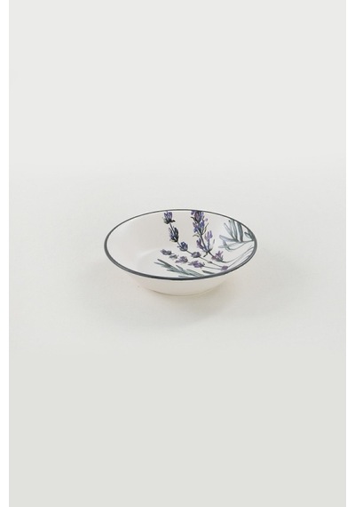 Keramika Çiçek Bahçesi Yemek Tabağı 18 Cm 6 Adet Çok Renkli