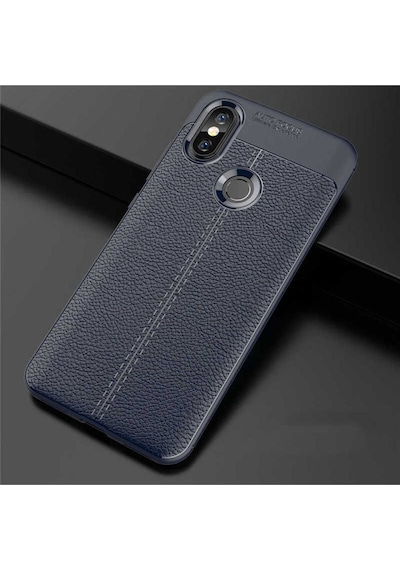Xiaomi Mi A2 Lite Kılıf Zore Niss Silikon Kapak Lacivert