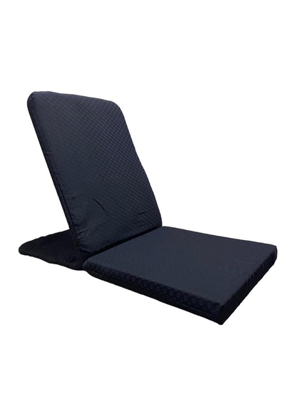 Meditasyon Sandalyesi - Sırt Destekli Yer Minderi - Backjack - Yoga Sandalyesi - Yoga Minderi Siyah