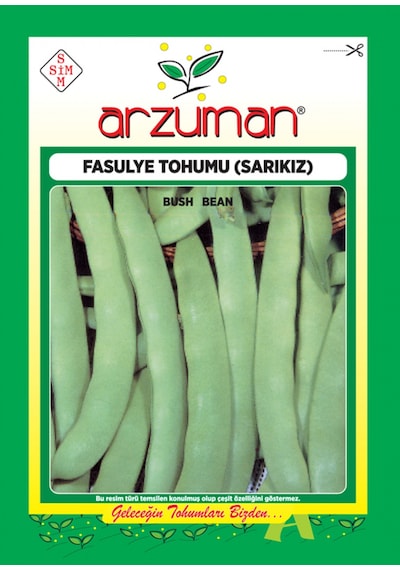 Arzuman Kılçıksız Sarıkız Fasulye Tohumu 50 G
