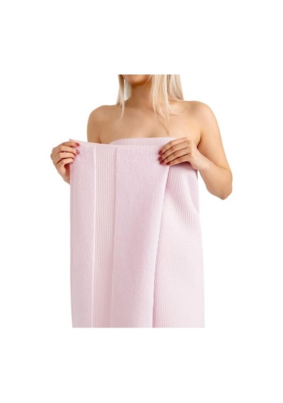 Microcotton Truva Torson Banyo Havlusu 70x140 Pudra