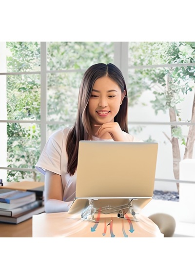 Ayarlanabilir Dizüstü Destek Tabanı Tamamen Katlanabilir Taşınabilir Laptop Yükseltici Diğer