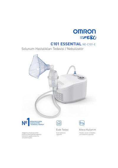 Omron C101 Essential, Tüm Ailenin Kullanımına Uygun Nebulizatör