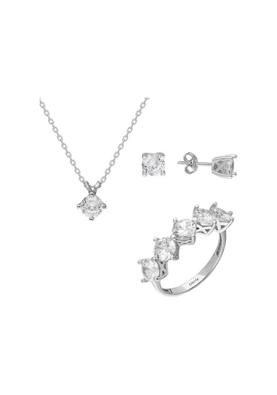 Glorria Gümüş Beştaş Set