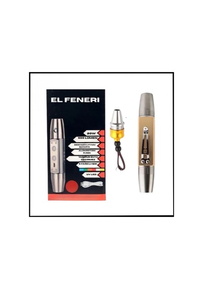 Uyguna-yakala 20w Gold Su Geçirmez-uv Ledli El Feneri-ner.476 Çok Renkli