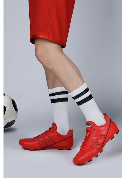 Jump Orthopedix Futbol Krampon Spor Ayakkabısı 28524 Kırmızı