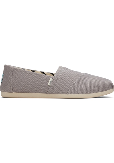 10017741 Morning Dove Espadril / Keten Kadın 10017741 Toms Alpargata Classic Heritage Canvas Mornin Gri