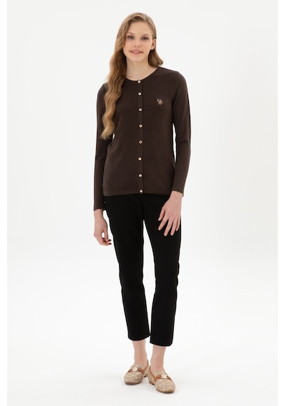 U.S. Polo Assn. Kadın Siyah Carrot High Fit Kanvas Pantolon 50316902-VR046 U.S. Polo Assn. Kadın Siyah Carrot High Fit Kanvas Pantolon 50316902-VR046