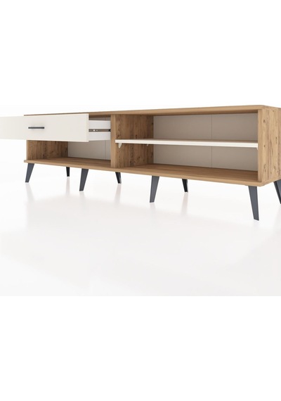 Hyperion Tv Ünitesi Tek Raflı Tek Çekmeceli 176x44x51 Çam-aytaşı/aytaşı Aytası/aytası
