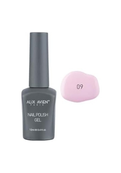 Uv Kalıcı Açık Pembe Jel Oje 09 - Gel Polish - 12 Ml Diğer