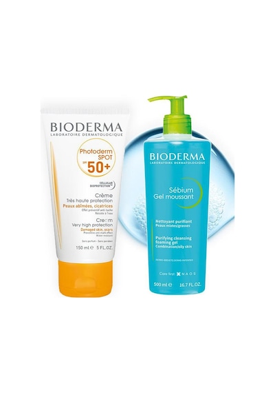 Bioderma Sebium Foaming Gel 500 ml + Bioderma Photoderm Spot SPF5