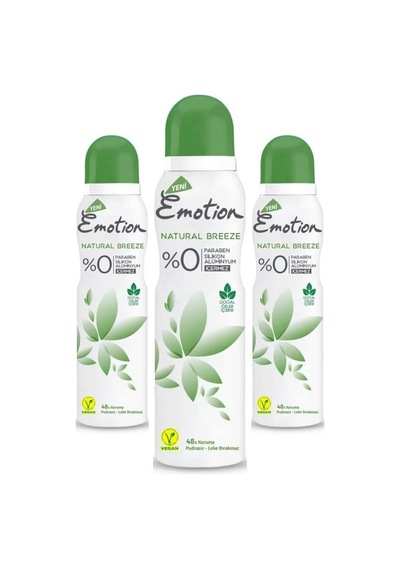 Emotion Natural Breeze Kadın Deo 150ml X3