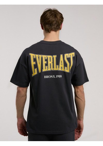 Everlast Ever Classics Oversize Arkası Baskılı Füme Erkek Tişört Füme
