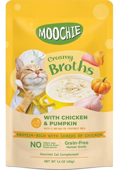 Moochie - 415 - Çorba Kedi Ödülü Tavuk-balkabağı - Csmo-tex - 40 Gr