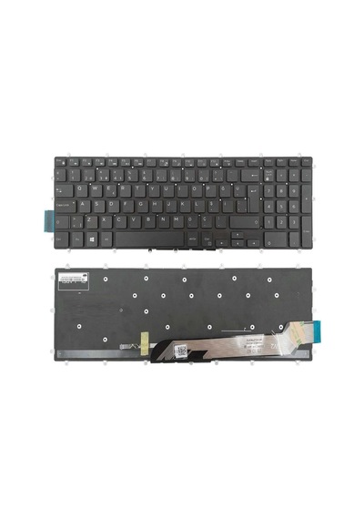 Dell 7566, P65f, P66f, P72f, P75f Notebook Klavyesi, Laptop Tuş Takımı Siyah Tr Işıklı / Kl0999ld 23777672