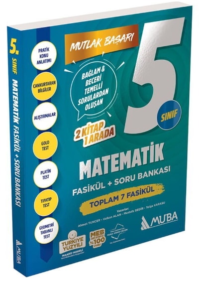 Muba Yayınları 5.sınıf Matematik Fasikül Soru Bankası