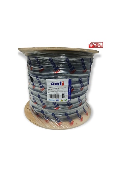 Onli 24AWG PE Dış Ortam Cat6 Kablo 500mt Siyah