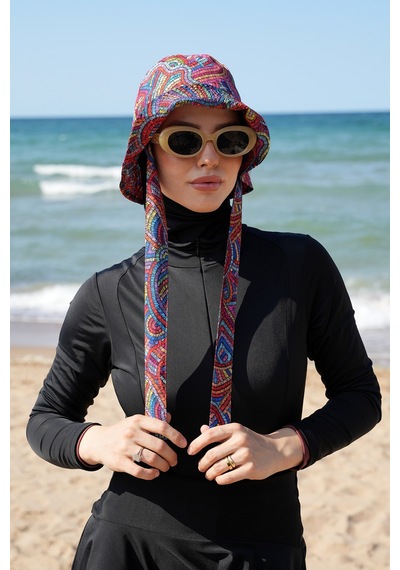 Remsa Bağlamalı Bucket Şapka Rşbuc-02 Tuna Kırmızı