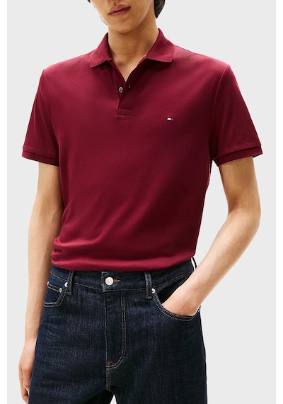 Tommy Hilfiger Erkek Polo Yaka T Shirt Mw0mw39994 Vlp Bordo Bordo