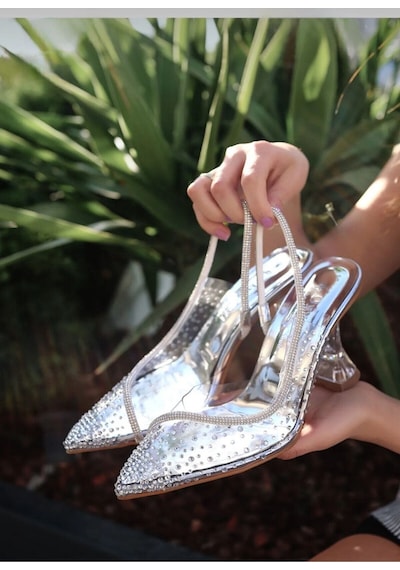 Dabab Shoes Marry Jow Kadın Gümüş Şeffaf Boncuk Taş İşlemeli Stiletto Topuklu Ayakkabı GÜMÜŞ Dabab Shoes Marry Jow Kadın Gümüş Şeffaf Boncuk Taş İşlemeli Stiletto Topuklu Ayakkabı GÜMÜŞ