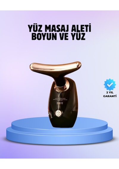 Yüz Masaj Aleti Boyun Ve Yüz Ems Güzellik Cihazı Cilt Sıkılaştırma Cilt Gençleştirme Cihazı Renkli