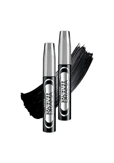 Unlimited Drama Instant Lift Maskara Blackest Black 10 Ml. İkili Set Diğer