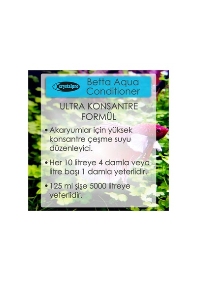 Betta Aqua Conditioner 125ml Beta Balıkları İçin Su Düzenleyici