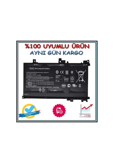 Hp Te03xl Te03061xl Batarya Pil