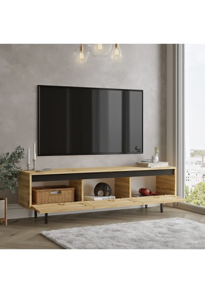 Arya 160cm Tv Ünitesi Tv Sehpası Metal Ayaklı Keçe-siyah Ary1-kl Keçe - Siyah Arya 160cm Tv Ünitesi Tv Sehpası Metal Ayaklı Keçe-siyah Ary1-kl Keçe - Siyah