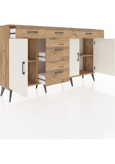 Arges Konsol 2 Raflı 5 Çekmeceli 3 Kapaklı 176x30x99 Çam-aytaşı/çam Aytası/atlas Çam - Atlas Çam Arges Konsol 2 Raflı 5 Çekmeceli 3 Kapaklı 176x30x99 Çam-aytaşı/çam Aytası/atlas Çam - Atlas Çam