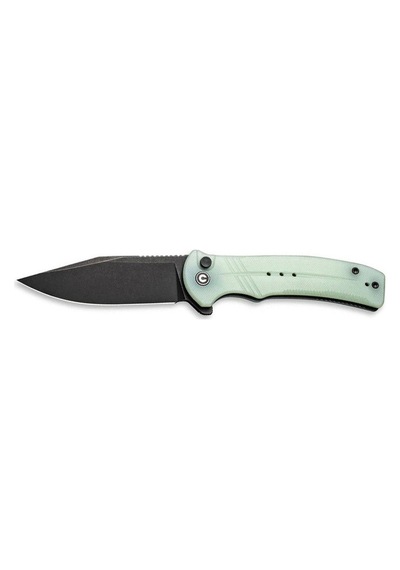 Civivi Cogent Flipper & Button Lock Knife Natural G10 Handle Kamp Çakı Yeşil
