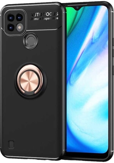 Realme C21 Kilif Yüzüklü Standli Manyetik Kamera Korumli Silikon 497712811