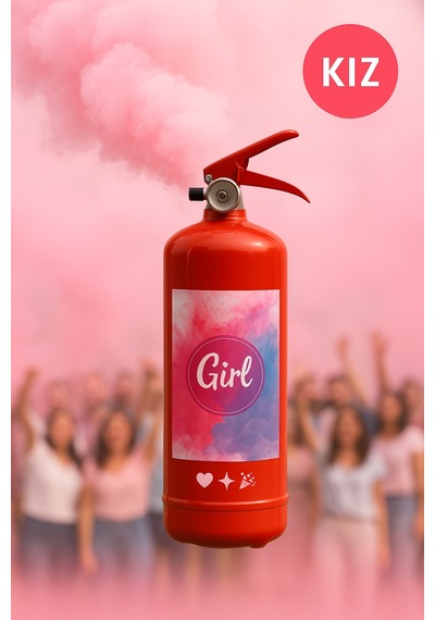 Pembe Dumanlı Cinsiyet Belirleme Bombası Gender Reveal Boy Smoke Yoğun Renkli Duman Spreyi