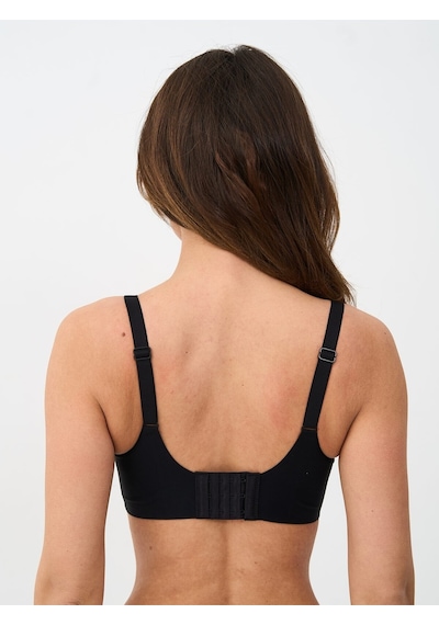 Alya Underwear Kadın Lazer Kesim Dikişsiz Çıkarılabilir Pedli Hayalet Sütyen Siyah