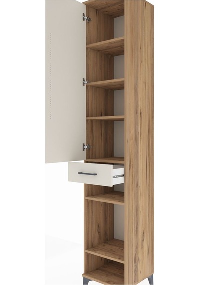 Hyperion Dolap 6 Raflı Tek Çekmeceli Tek Kapaklı 44x44x243 Çam-aytaşı Atlas Çam Hyperion Dolap 6 Raflı Tek Çekmeceli Tek Kapaklı 44x44x243 Çam-aytaşı Atlas Çam