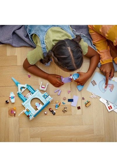 LEGO® Disney 43238 Frozen Elsa’nın Karlar Ülkesi Şatosu Yaratıcı Oyuncak Yapım Seti 163 Parça