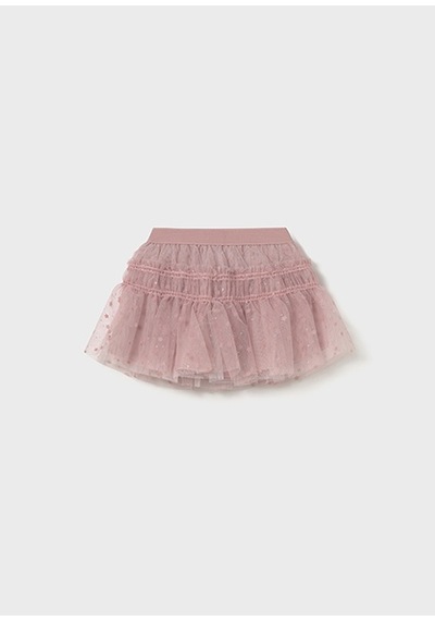 Mayoral Pembe Kız Bebek Puantiyeli Tül Etek 2901 Pembe