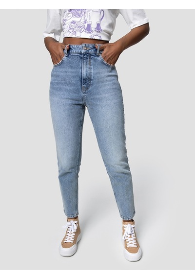 Tho 90's Mom Regular Fit Kadın Pantolon Mavi